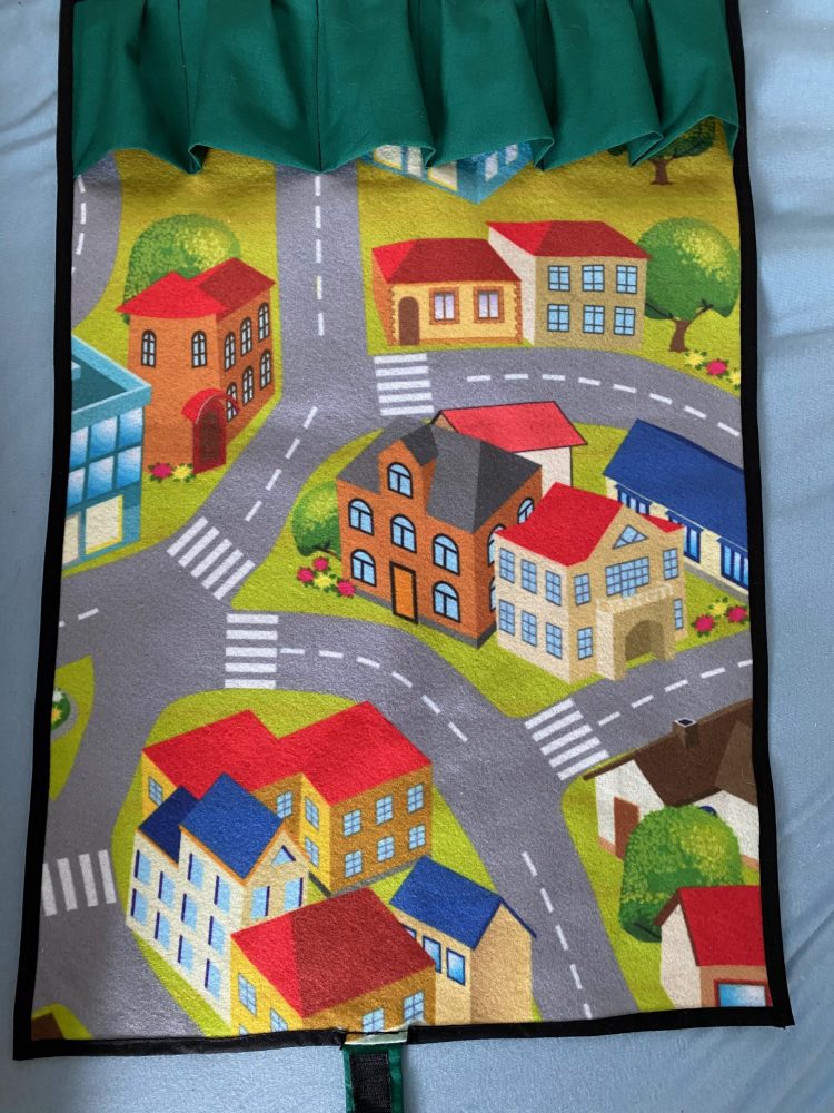 Autoteppich mit Garagen