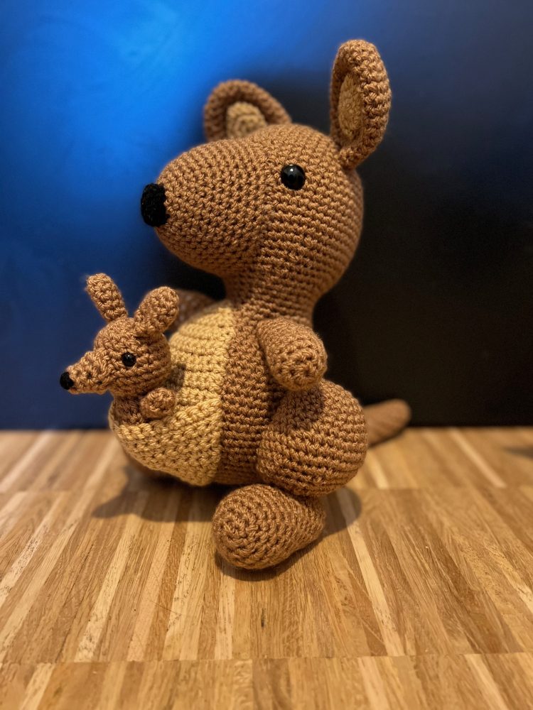 Mama and Baby Kangaroo