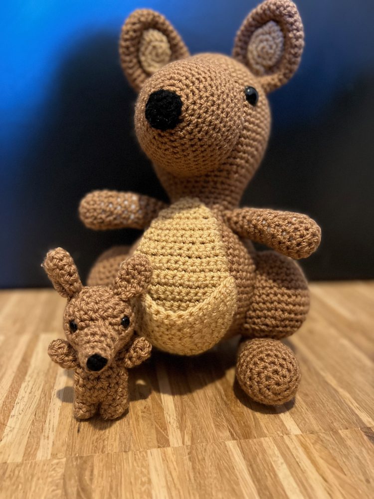 Mama and Baby Kangaroo