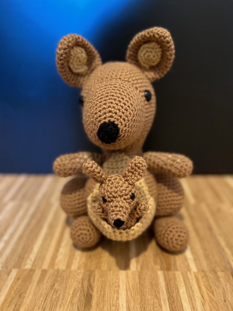 Mama and Baby Kangaroo