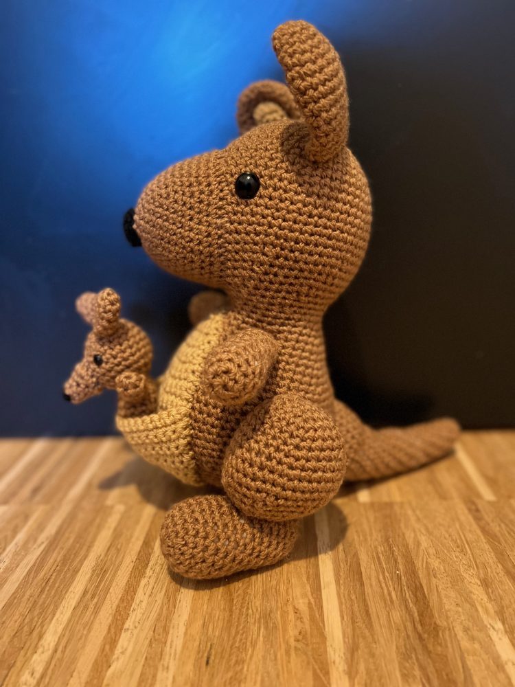 Mama and Baby Kangaroo